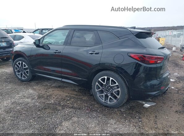 3GNKBERSXSS144873 2025 CHEVROLET BLAZER Black Widok wnętrza z tyłu