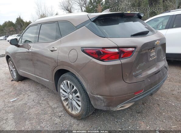 3GNKBFRSXKS559505 2019 CHEVROLET BLAZER Brown Задня ліва чверть