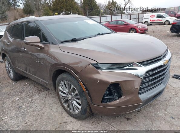3GNKBFRSXKS559505 2019 CHEVROLET BLAZER Brown Вид спереду