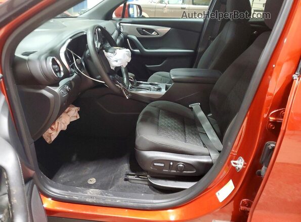 3GNKBHR4XMS568995 2021 CHEVROLET BLAZER Orange წინა სალონის ხედი