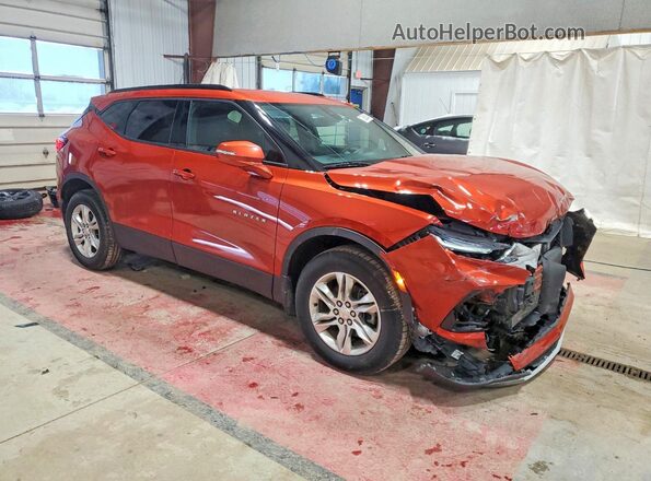 3GNKBHR4XMS568995 2021 CHEVROLET BLAZER Orange წინა მარჯვენა