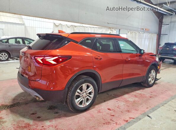 3GNKBHR4XMS568995 2021 CHEVROLET BLAZER Orange უკანა მარჯვენა