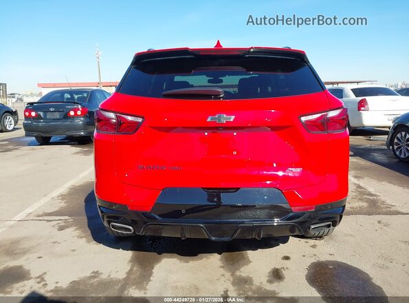 3GNKBJRS6KS689820 2019 CHEVROLET BLAZER Red 