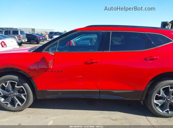 3GNKBJRS6KS689820 2019 CHEVROLET BLAZER Red 
