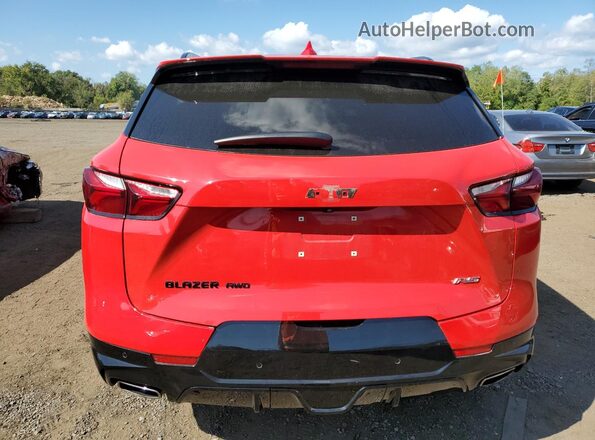 3GNKBKRSXMS531182 2021 CHEVROLET BLAZER Red 