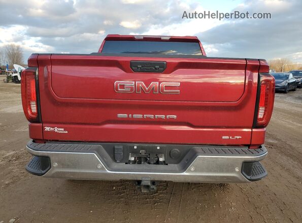 3GTUUDET2NG579818 2022 GMC SIERRA Бордовый Вид сзади