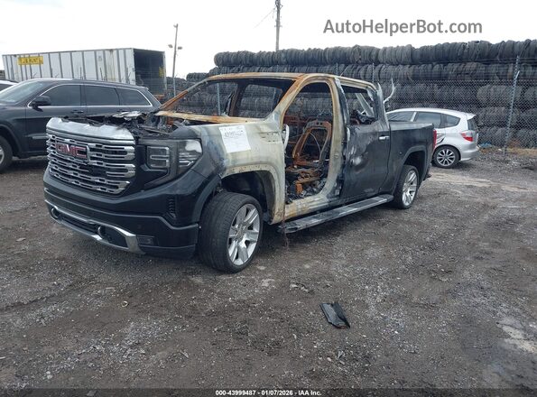 3GTUUGE88RG211792 2024 GMC SIERRA Black წინა მარცხენა ხედი სამი მეოთხედიდან
