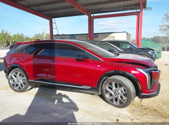 3GYK3DMR9SS190998 2025 CADILLAC OPTIQ Red სალონის 360-გრადუსიანი ხედი