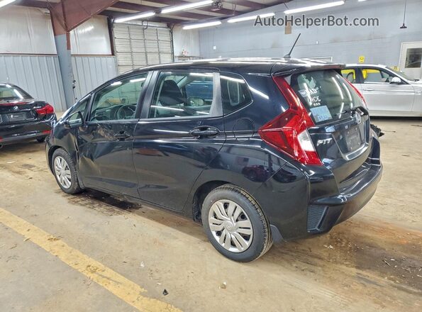 3HGGK5G55HM700159 2017 HONDA FIT Черный Задняя левая четверть
