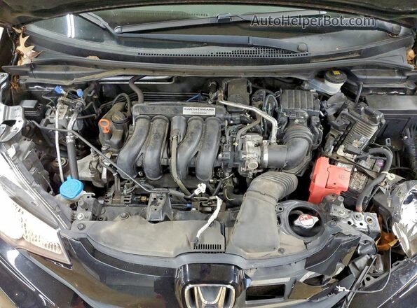 3HGGK5G55HM700159 2017 HONDA FIT Черный Вид задней части салона