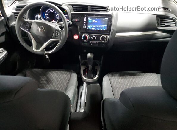 3HGGK5H87JM732058 2018 HONDA FIT Black Widok deski rozdzielczej