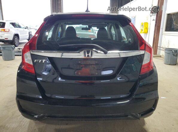 3HGGK5H87JM732058 2018 HONDA FIT Black Widok z tyłu
