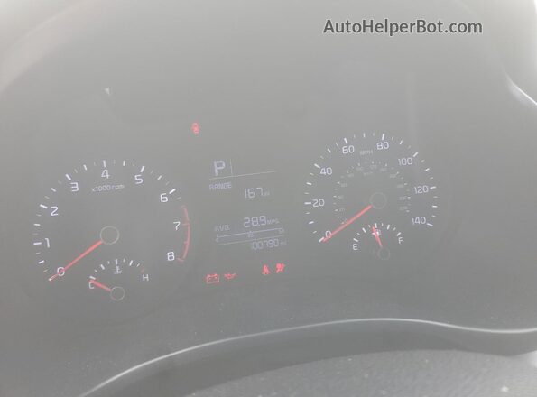 3KPA24AB5JE073525 2018 KIA RIO Black Instrument cluster view