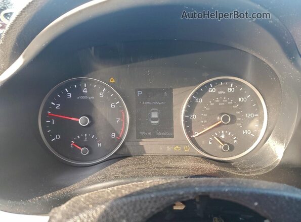 3KPA24AB5KE227989 2019 KIA RIO Черный Вид щитка приборов