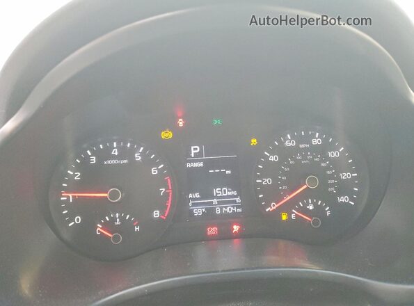 3KPA24AD0ME366061 2021 KIA RIO Silver Vista del cuadro de instrumentos