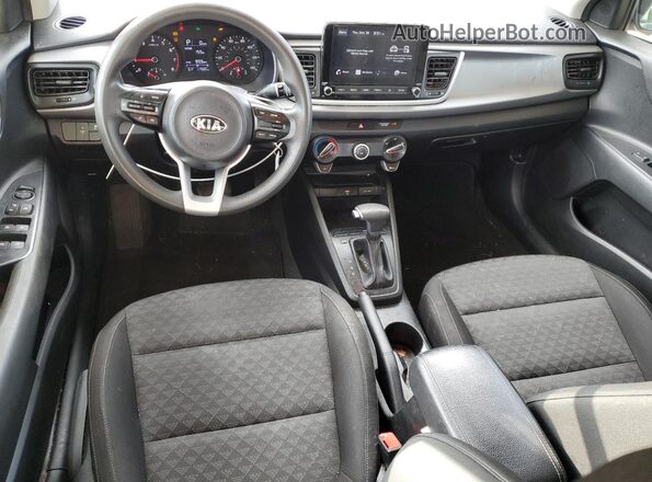3KPA24AD0ME366562 2021 KIA RIO White Вид панелі приладів