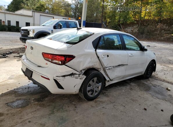 3KPA24AD0ME366562 2021 KIA RIO White Задня права чверть