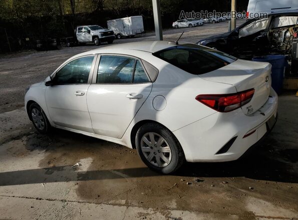 3KPA24AD0ME366562 2021 KIA RIO White Задня ліва чверть