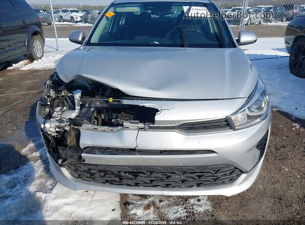 3KPA24AD1ME395259 2021 KIA RIO Silver Սարքավորումների վահանակի տեսք