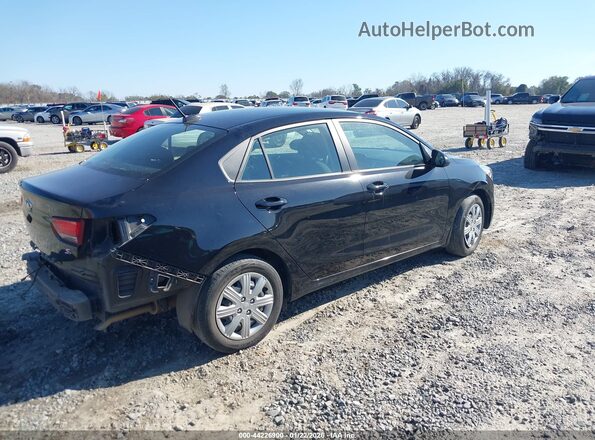 3KPA24AD1ME397402 2021 KIA RIO Черный Задняя правая четверть