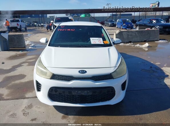 3KPA24AD3LE289491 2020 KIA RIO Белый Вид щитка приборов