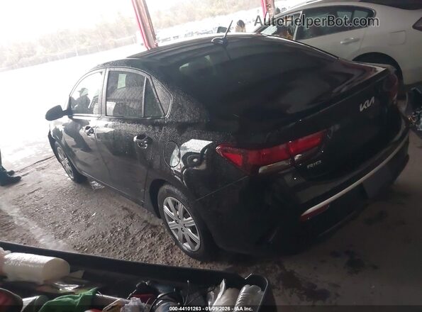 3KPA24AD4NE471266 2022 KIA RIO Black Հետևի ձախ