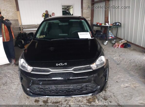 3KPA24AD4NE471266 2022 KIA RIO Black Սարքավորումների վահանակի տեսք