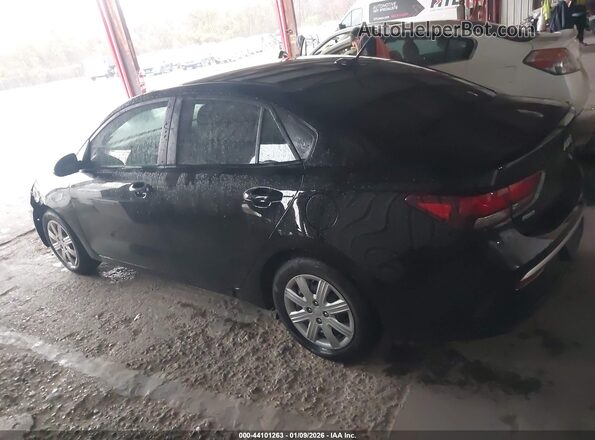 3KPA24AD4NE471266 2022 KIA RIO Black Սալոնի 360 աստիճան տեսք