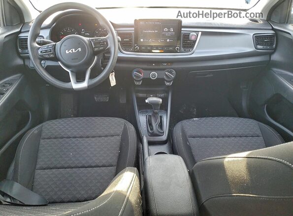 3KPA24AD5NE474497 2022 KIA RIO Blue წინა პანელის ხედი