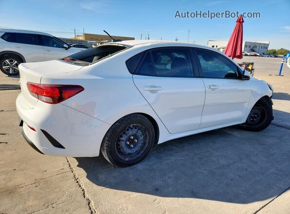 3KPA24AD5NE503500 2022 KIA RIO White Задня права чверть