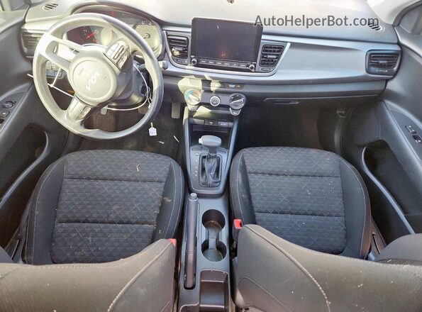3KPA24AD5NE503500 2022 KIA RIO White Вид панелі приладів