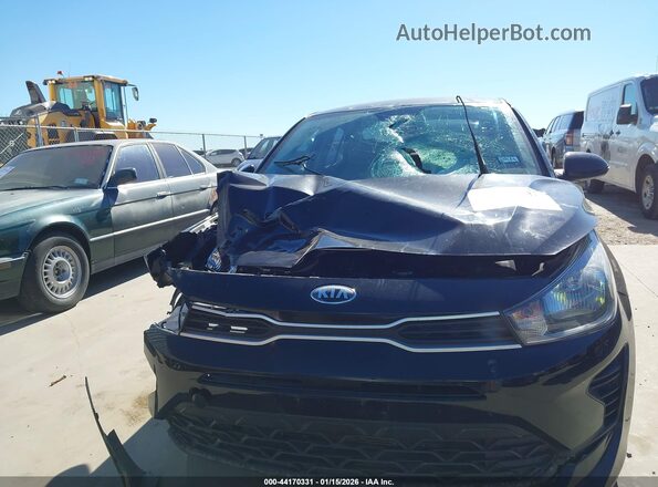3KPA24AD9ME391119 2021 KIA RIO Black ხელსაწყოთა პანელის ხედი