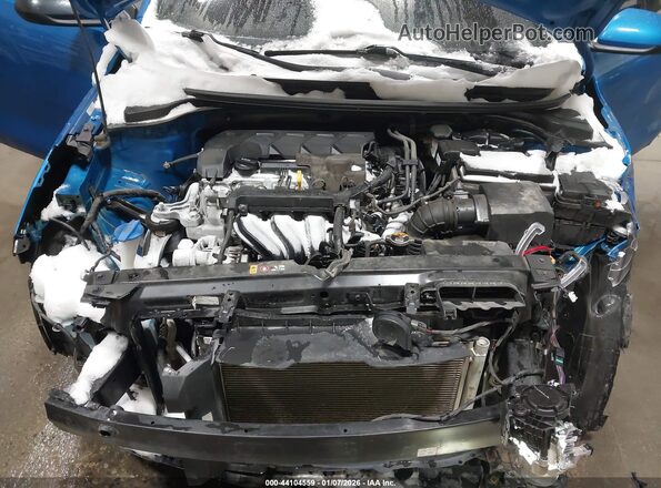 3KPA24ADXNE453693 2022 KIA RIO Blue Widok z tyłu