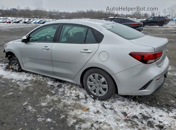3KPA24ADXNE479436 2022 KIA RIO Silver Задня ліва чверть