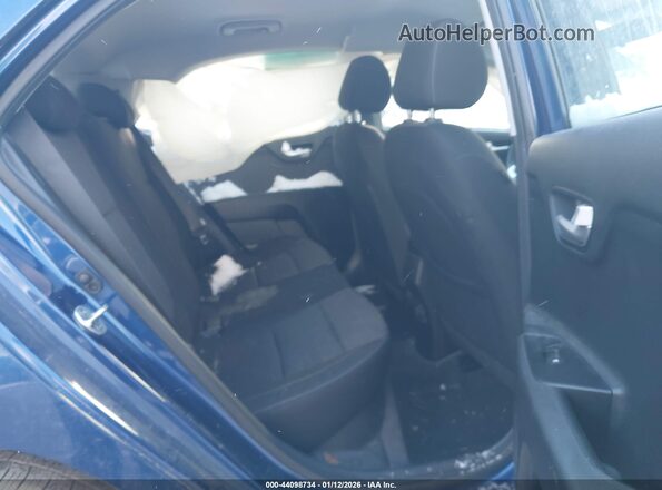 3KPA25AB2KE180300 2019 KIA RIO 5-DOOR Blue Vista de la etiqueta del VIN
