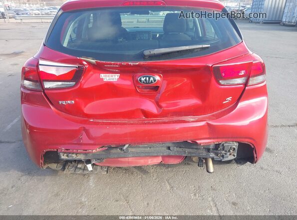 3KPA25AB8KE209900 2019 KIA RIO 5-DOOR Red Vista frontal