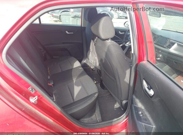 3KPA25AB8KE209900 2019 KIA RIO 5-DOOR Red Vista de la etiqueta del VIN