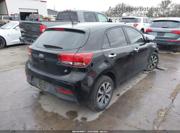 3KPA25AD0ME383948 2021 KIA RIO 5-DOOR Black Задня права чверть