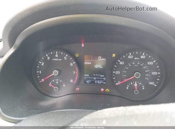 3KPA25AD1LE318427 2020 KIA RIO 5-DOOR Black Vista de los asientos traseros