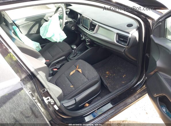 3KPA25AD1LE318427 2020 KIA RIO 5-DOOR Black Vista interior delantera