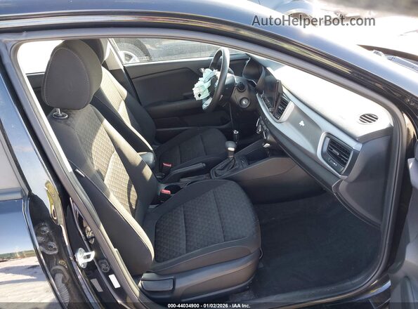 3KPA25AD1PE545980 2023 KIA RIO 5-DOOR Black წინა სალონის ხედი
