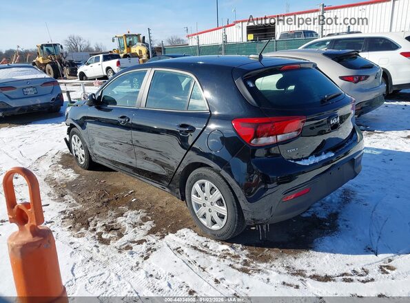3KPA25AD1PE545980 2023 KIA RIO 5-DOOR Black უკანა მარცხენა
