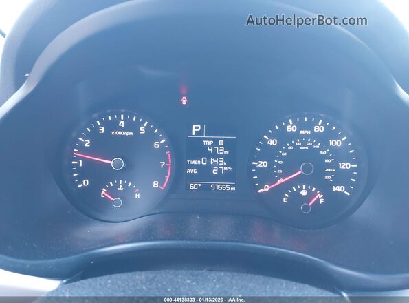 3KPA25AD2LE352683 2020 KIA RIO 5-DOOR Серебряный Вид задних сидений