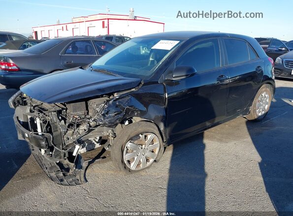 3KPA25AD2ME402354 2021 KIA RIO 5-DOOR Black წინა მარცხენა ხედი სამი მეოთხედიდან