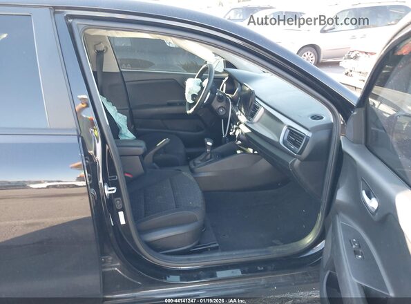 3KPA25AD2ME402354 2021 KIA RIO 5-DOOR Black წინა სალონის ხედი
