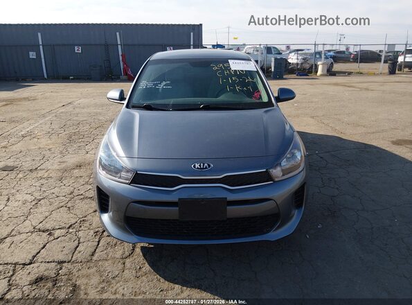 3KPA25AD9LE328901 2020 KIA RIO 5-DOOR Gray Вид щитка приладів
