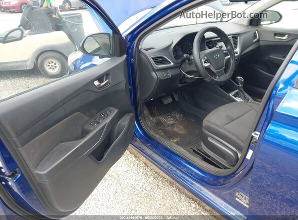 3KPC24A30KE044615 2019 HYUNDAI ACCENT Blue Vista interior trasera