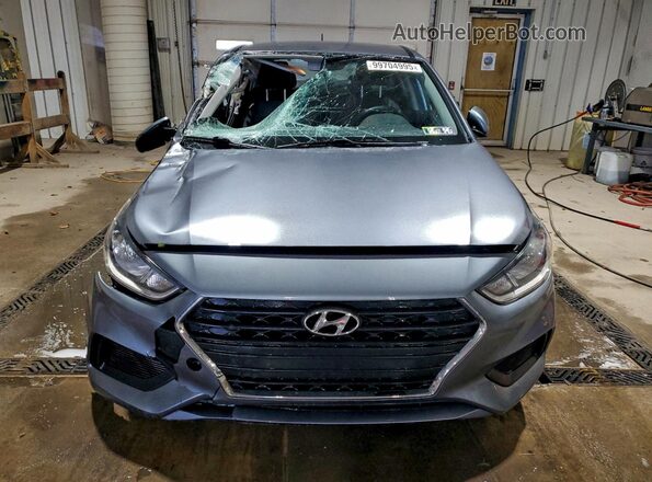 3KPC24A37JE022156 2018 HYUNDAI ACCENT Charcoal Front view