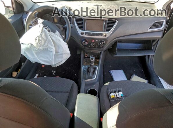 3KPC24A60NE166454 2022 HYUNDAI ACCENT White Вид панелі приладів