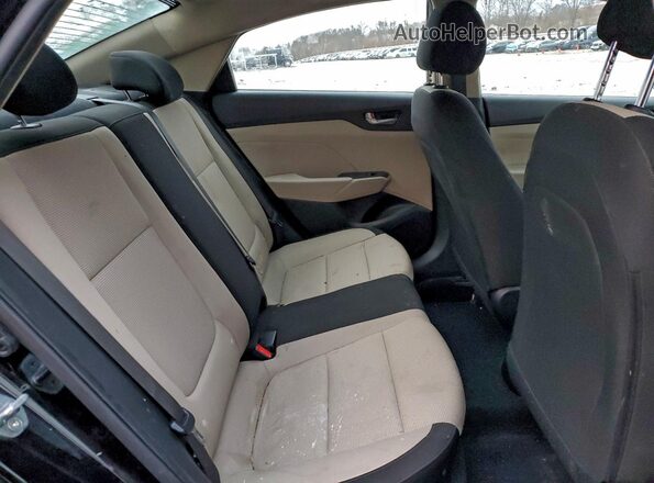 3KPC24A60NE168981 2022 HYUNDAI ACCENT Черный Вид задних сидений